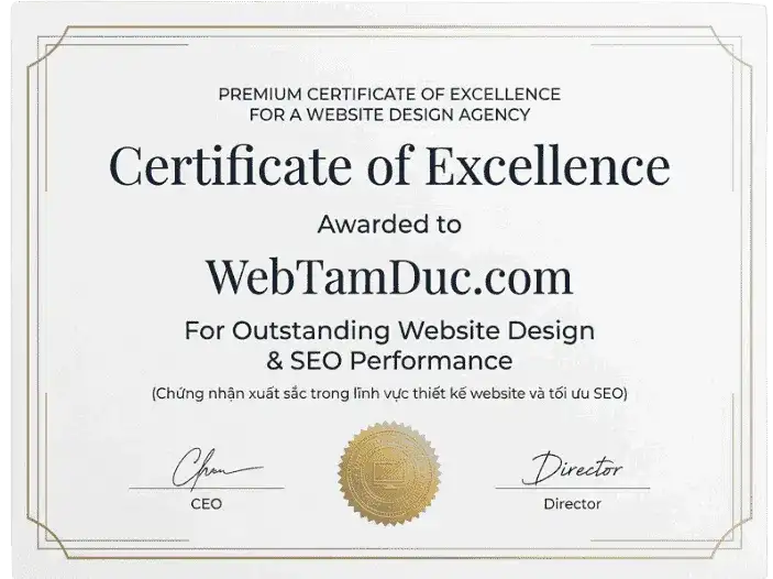 Chứng nhận website chất lượng