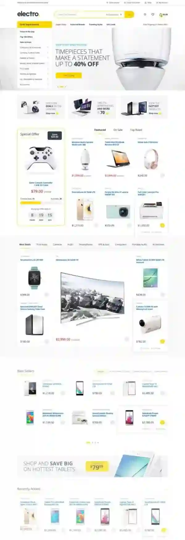 Mẫu Website Bán Hàng - Giao diện web bán hàng hiện đại với tính năng giỏ hàng, thanh toán trực tuyến