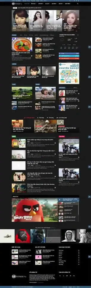 Mẫu Website Tin Tức - Portal chia sẻ tin tức, bài viết chuẩn SEO